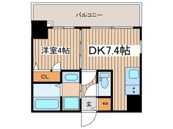 間取図 ｻﾞ･ﾚｼﾞﾃﾞﾝｽﾊﾟｰｸ久屋大通