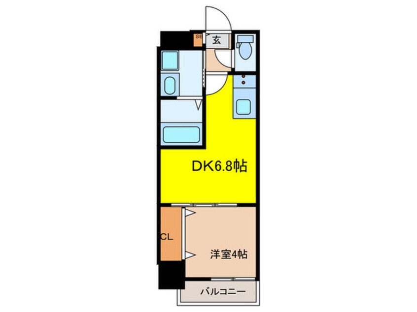 間取図 ｻﾞ･ﾚｼﾞﾃﾞﾝｽﾊﾟｰｸ久屋大通