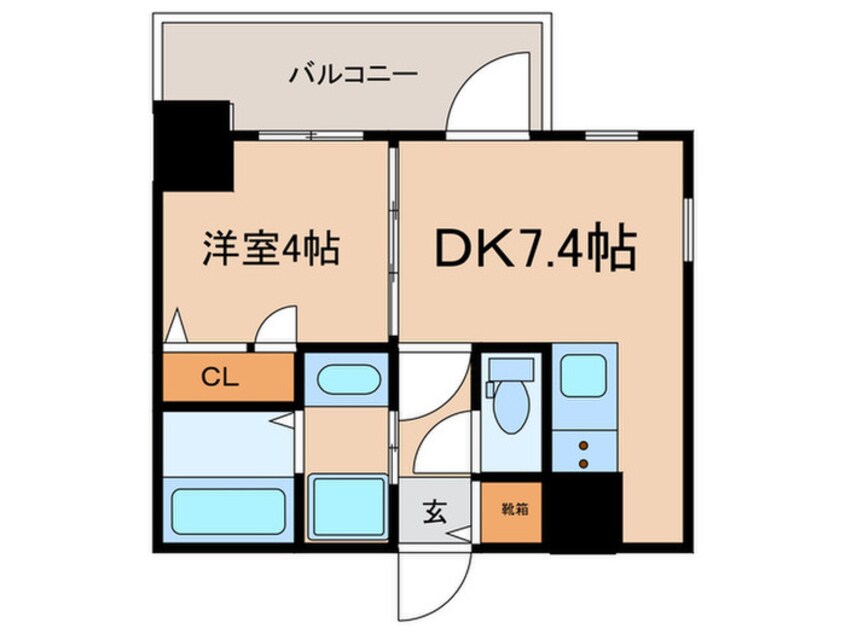 間取図 ｻﾞ･ﾚｼﾞﾃﾞﾝｽﾊﾟｰｸ久屋大通