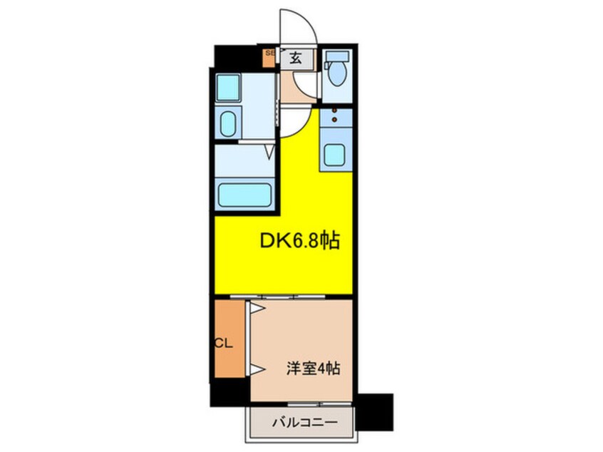 間取図 ｻﾞ･ﾚｼﾞﾃﾞﾝｽﾊﾟｰｸ久屋大通