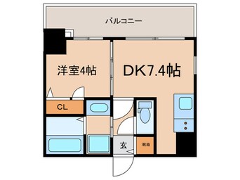 間取図 ｻﾞ･ﾚｼﾞﾃﾞﾝｽﾊﾟｰｸ久屋大通