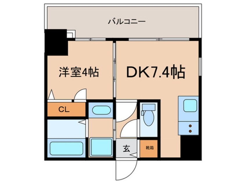 間取図 ｻﾞ･ﾚｼﾞﾃﾞﾝｽﾊﾟｰｸ久屋大通