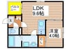 リーガル東海通 1LDKの間取り