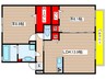 八事ガーデン 2LDKの間取り