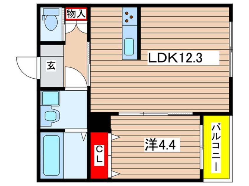 間取図 仮）ｌｅ ｂｏｉｓ ｍｉｚｕｈｏ