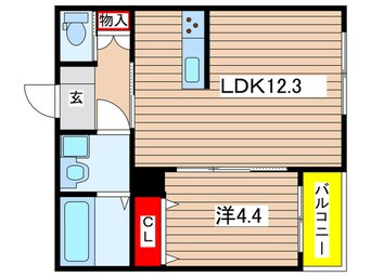 間取図 仮）ｌｅ ｂｏｉｓ ｍｉｚｕｈｏ