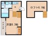 Prime Maison S 1Kの間取り