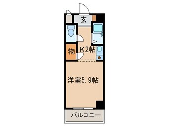 間取図 クレ－ルショウワⅣ