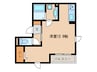 ヒルズ三好 1Rの間取り