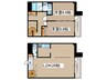 レジディア東桜Ⅱ 2LDKの間取り