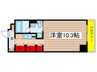 Ｎ．Ｓ．ＺＥＡＬ泉 1Rの間取り