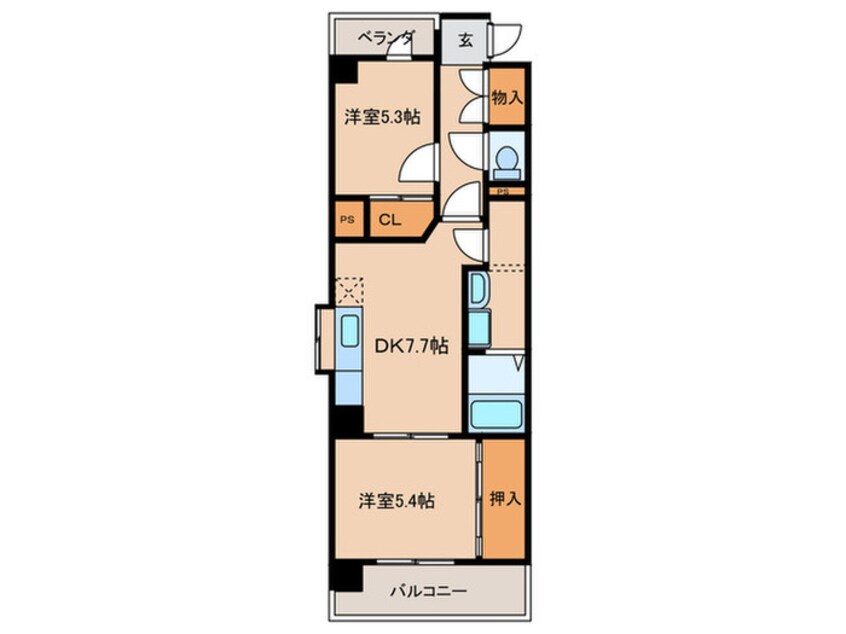 間取図 第5泰水堂ビル