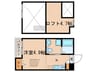 Housing Complex T2 1Kの間取り