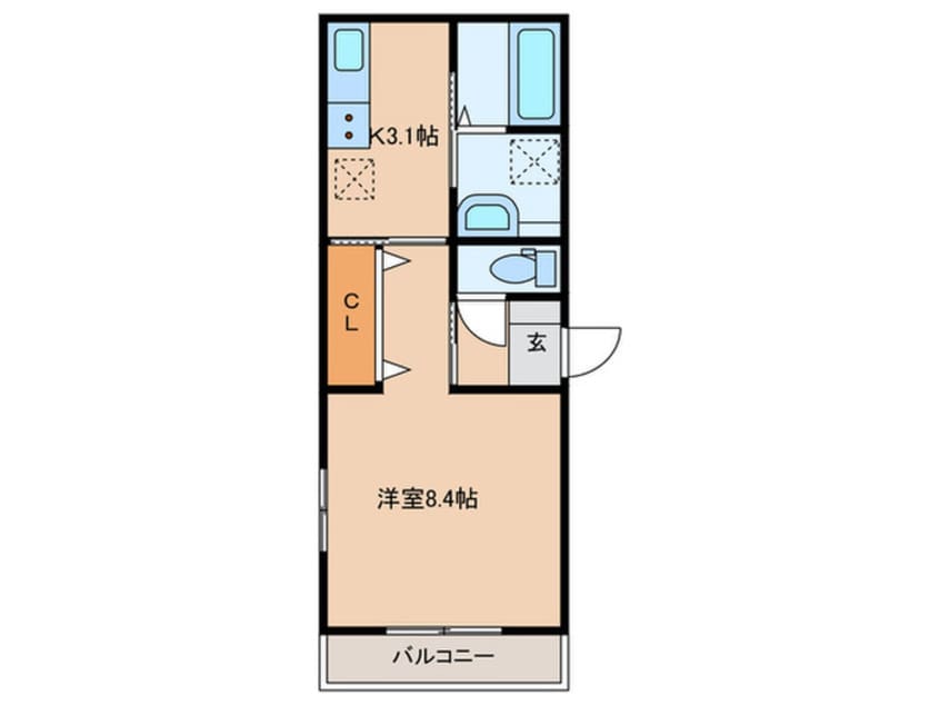 間取図 Hermitage羽根