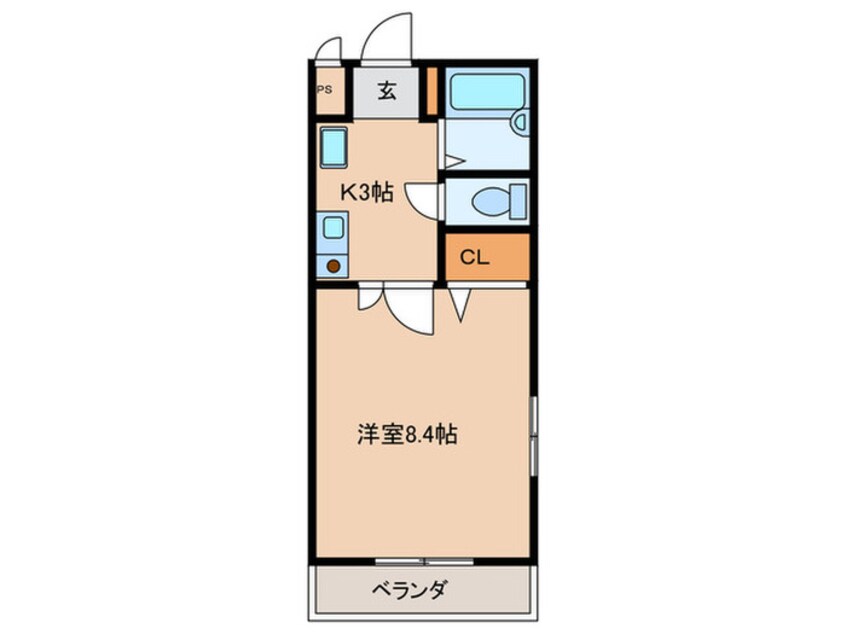 間取図 プリミエ－ル日高
