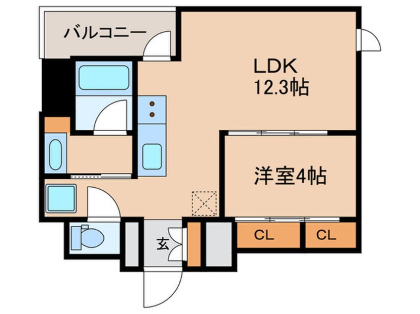 間取図 レジデンスT・L新栄