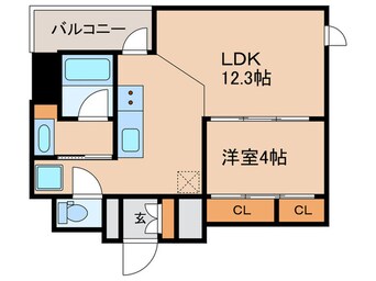 間取図 レジデンスT・L新栄