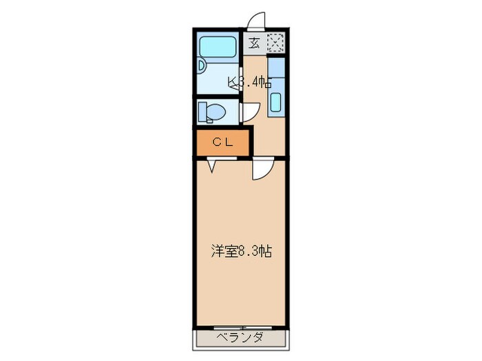 間取り図 スプリングコ－トＢ