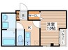 仮）千代田四丁目共同住宅 1Kの間取り