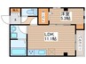 仮）千代田四丁目共同住宅 1LDKの間取り