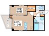 仮）千代田四丁目共同住宅 1LDKの間取り