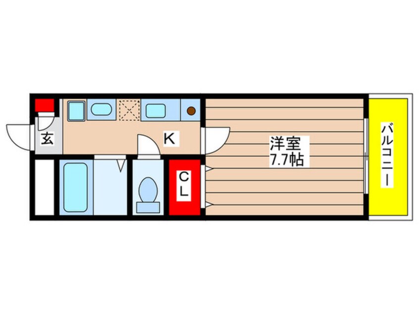 間取図 チェリ－エム－ル