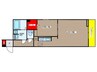 ルヴィータ村雲 1LDKの間取り