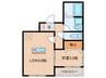 仮）SQUARE知立 1LDKの間取り
