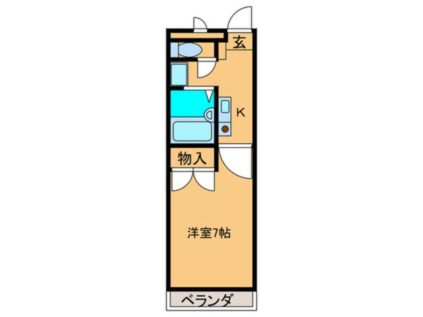 間取図 プレジ－ル　シャンブル