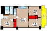 丸の内パークマンション（1304） 3LDKの間取り