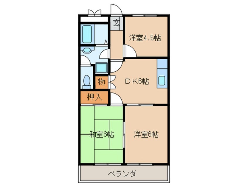 間取図 ダイナ－ズハイツ