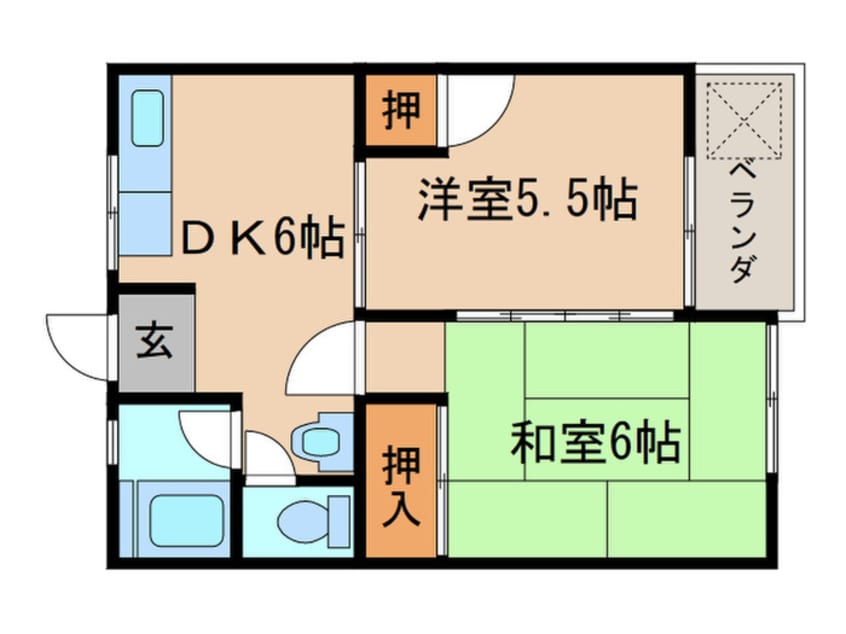 間取図 つよみせいビル