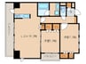 パークアベェニュー覚王山 2LDKの間取り