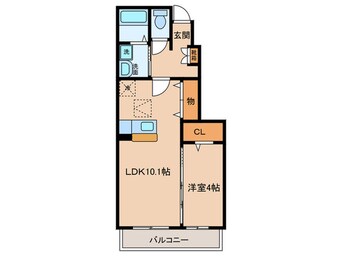間取図 ブロ－テ吉津