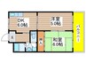 ヴィラロイヤル 2DKの間取り