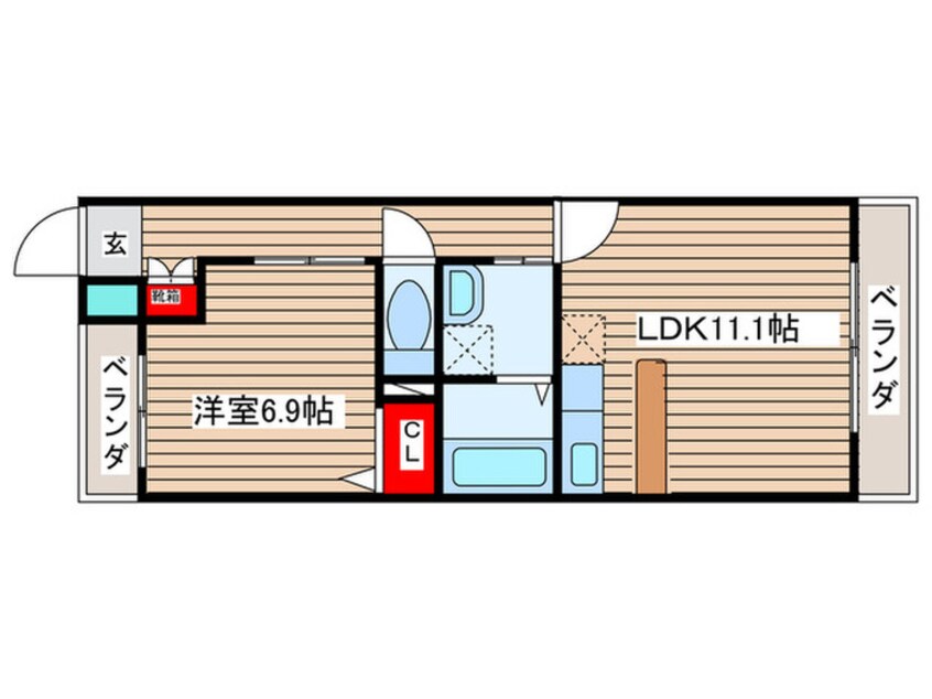 間取図 ヴェルジェ