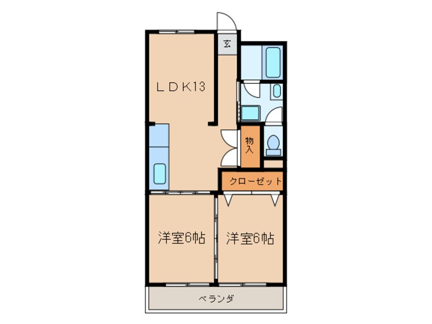 間取図 タチバナスカイビル