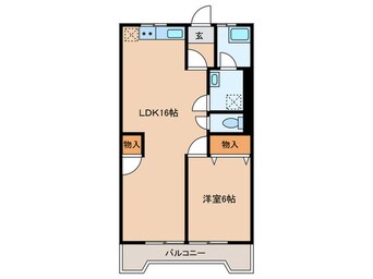 間取図 メゾンハヤシ