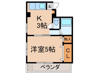 間取図 メゾン虹ケ丘