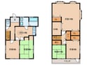 開明戸建の間取図