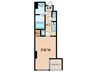 リエス鶴舞　WEST　TOWER 1Rの間取り