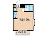 メイプル羽根北 1Rの間取り