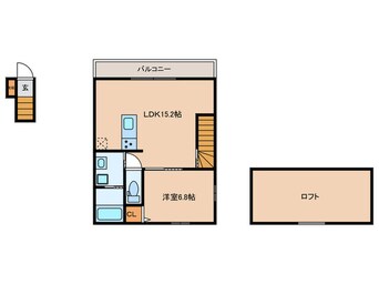 間取図 ラフィネ岡崎