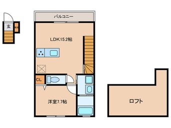 間取図 ラフィネ岡崎