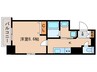 THE RESIDENCE SHIGAHONDORI 1Kの間取り