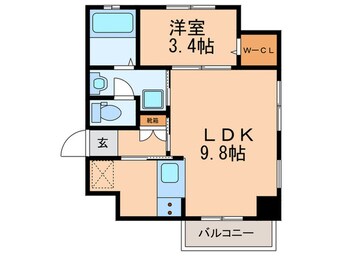 間取図 ラクラーレ上前津