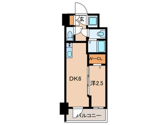 間取図 エスリード池下レスティア