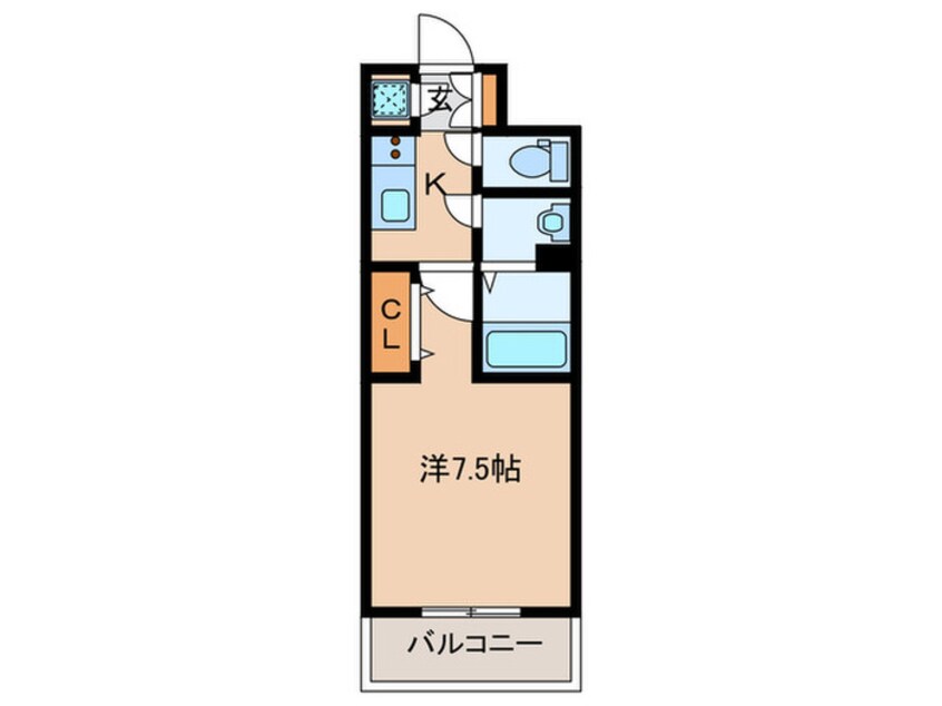 間取図 エスリード池下レスティア