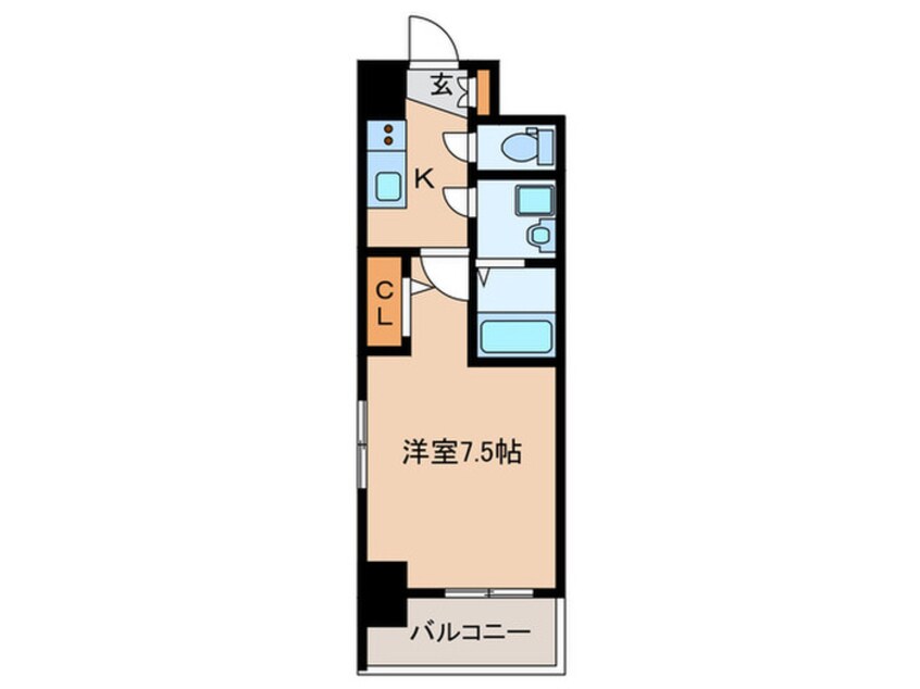 間取図 エスリード池下レスティア