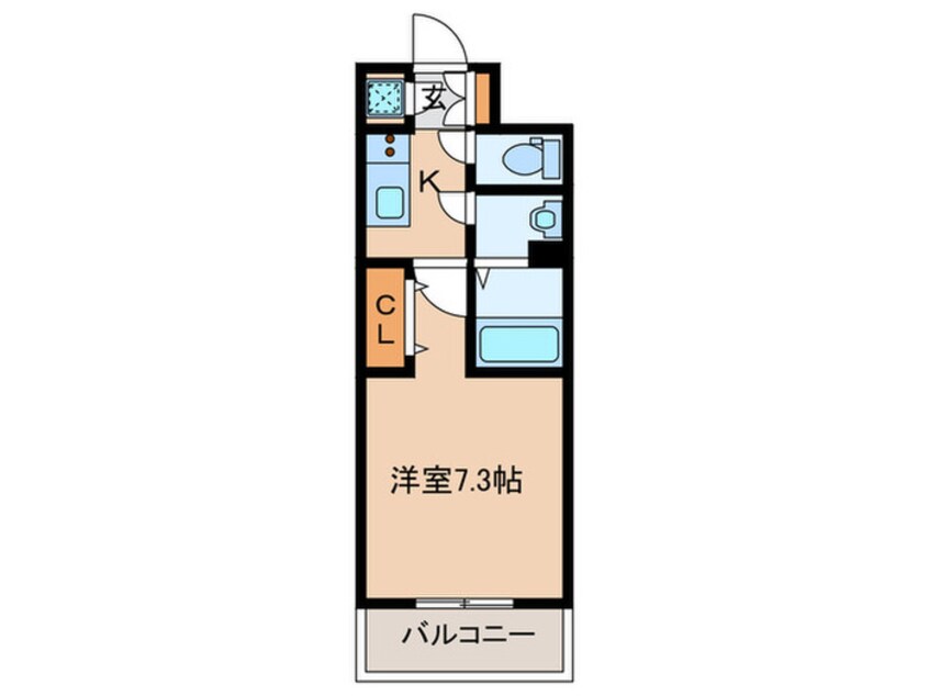 間取図 エスリード池下レスティア